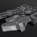 Sci-Fi Puppet Assault Anti-Gravity Tank 3d model