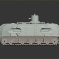 Sci-fi Tank Cartoon Tank Sci-fi Vehicle Sci-fi Vehicle World of Tanks Tank War Anime Tank 3d model