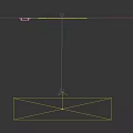 Neon Light Fixture Combination with Hand and Face Outline for Modern Room Decor