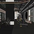 Modern Gym Interior With Fitness Equipment Open Layout And Bright Lighting