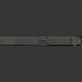 Classic Pistol With Silver Metal Body And Brown Wooden Grip Design Details
