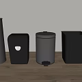 trash can 3d model