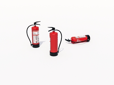 Old fire extinguisher 3d model