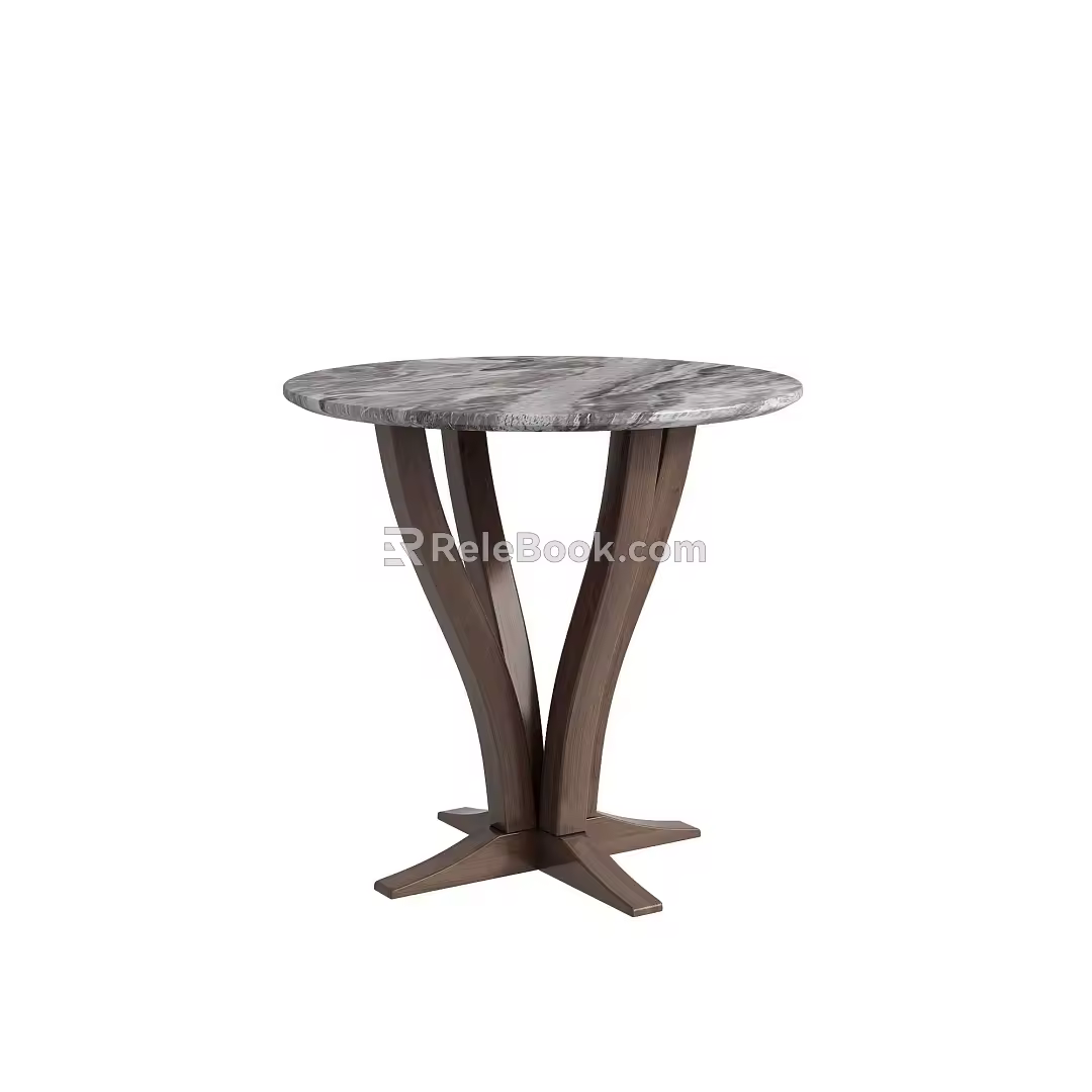 Alberta coffee table side table 3d model