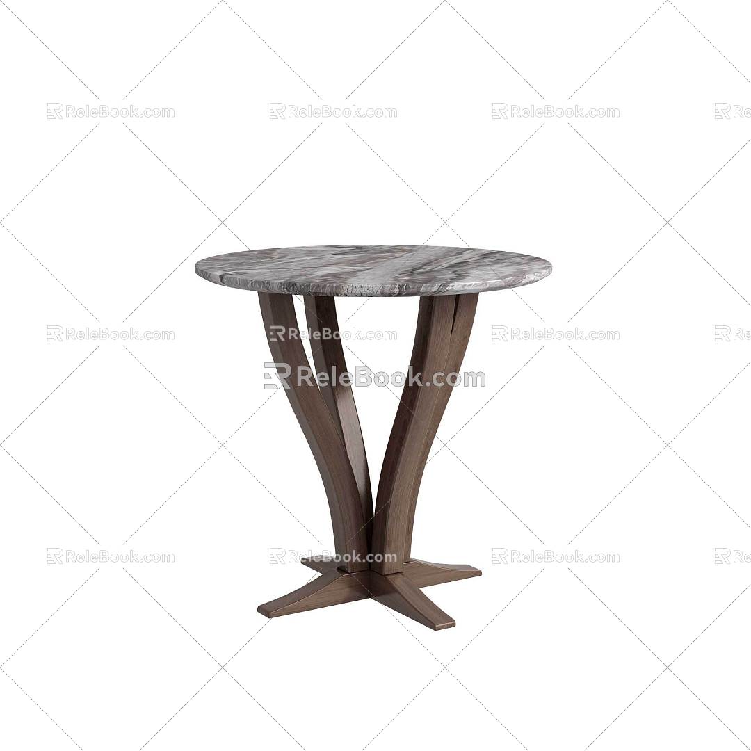 Alberta Alberta coffee table side table 3d model