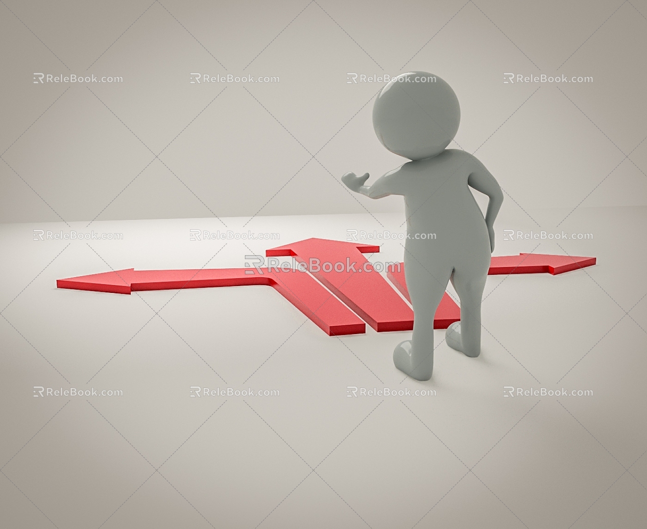 Boutique Little Man Scene 3d model