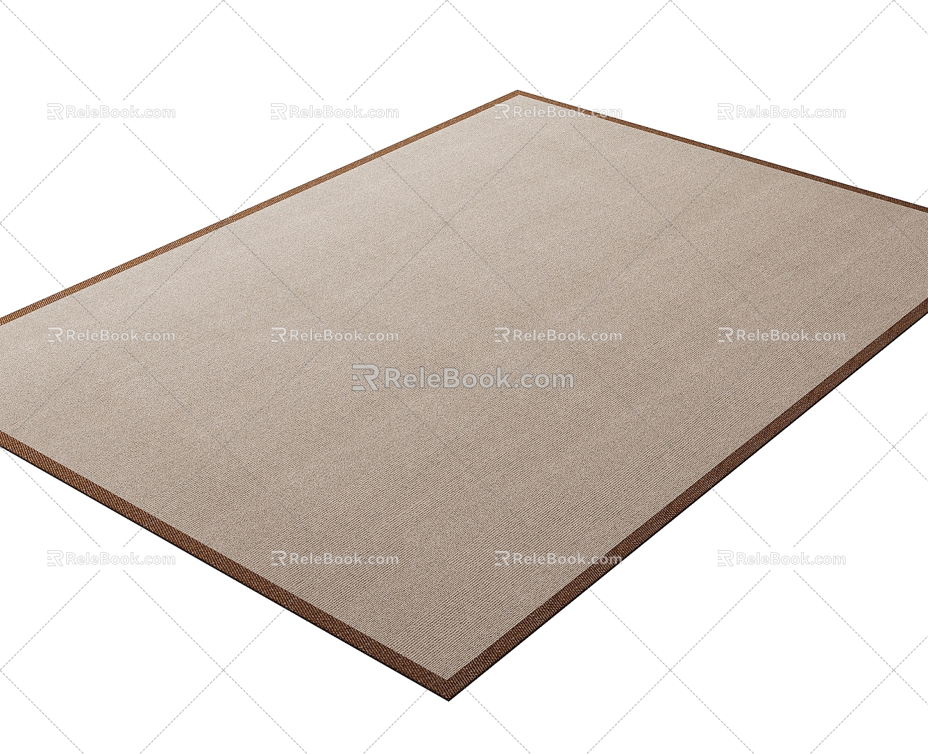 square carpet 3d model