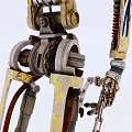 humanoid robot 3d model