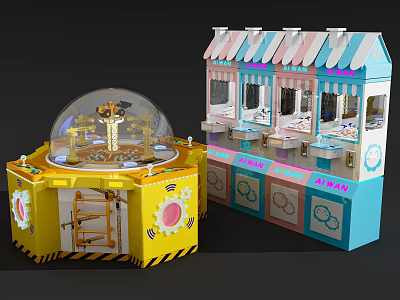Modern Game Machine 3d model