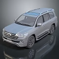 Silver Toyota SUV With Roof Rack Alloy Wheels And Sleek Body Design