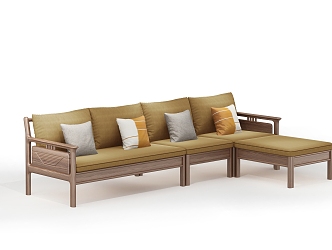 Modern corner sofa YMJSF sofa 3d model