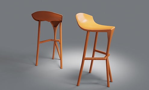 Modern Bar Chair 3d model