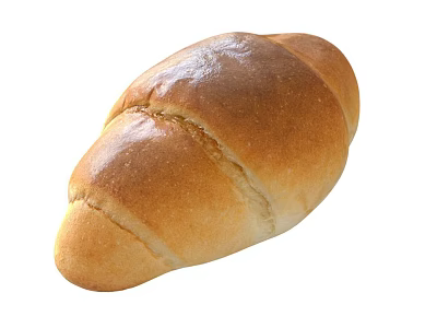 Fresh Golden Artisan Bread with Crispy Crust and Soft Interior Perfect for Meals 3d model