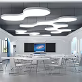 Modern Classroom Maker Classroom 3d model
