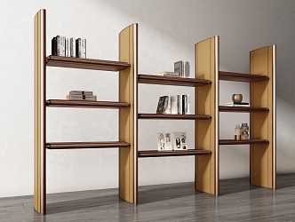 Miloti Minotti Modern Bookcase 3d model