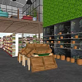 Spacious Café Interior With Arched Ceiling Hanging Pendant Lights Wooden Long Tables And Shelves