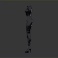Black Tight Fitting Lifestyle Product With Modern Design And Smooth Shiny Texture