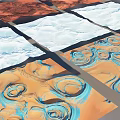 Various Colorful Texture Material Samples With Green Black Red White And Blue Patterns