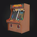 CRAGOSA Classic Arcade Machine With Double Screens And Wooden Cabinet Design