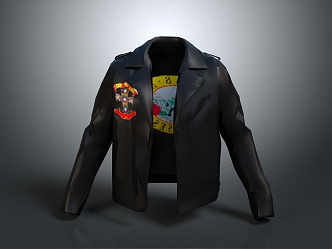 Jacket Leather Jacket Fashion Jacket Casual Jacket Windproof Jacket Windproof Jacket Denim Jacket Men Jacket 3d model