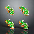 dragon turtle turtle turtle cartoon turtle snapping turtle chickpea reptile cold-blooded animal reptile 3d model