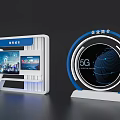 Smart City 5G Tech Event Display Wall With Digital Screens And Company Profile