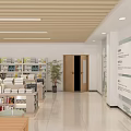 Modern Library 3d model