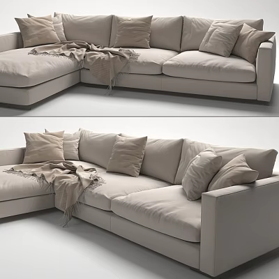 Corner sofa 3d model