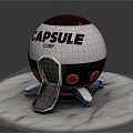 Modern Spaceship Spacecraft 3d model