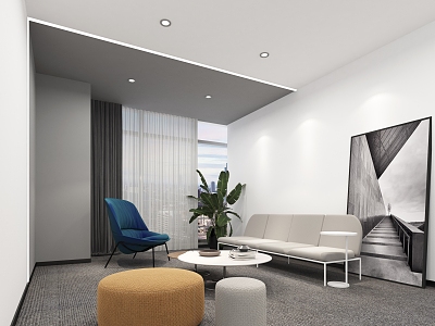 Modern reception area model