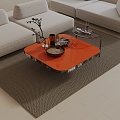 Modern coffee table 3d model