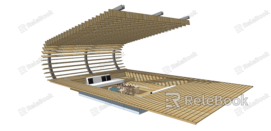 Modern gallery structure model