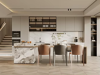 Modern Restaurant 3d model