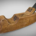 Vintage Wooden Hand Plane With Iron Blade For Carpentry Tools