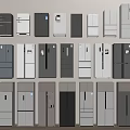 Various Refrigerators and Freezers with Modern Colors Styles and Designs