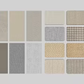 Assorted Colored Square Material Samples Displaying Diverse Textures For Decorative Use