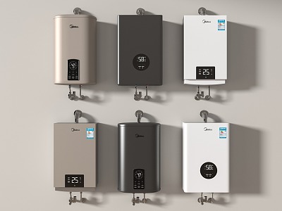 Modern Water Heater Gas Water Heater Electric Water Heater Constant Temperature Water Heater Household Water Heater 3d model