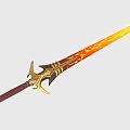 Long Sword Science Fiction Long Sword Sword Magic Weapon Fantasy Sword 3d model