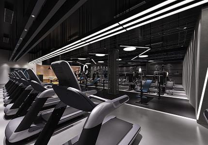 INDUSTRIAL LOFT GYM 3d model