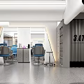 Modern Beauty Salon Interior With Bright Lighting And Stylish Decor