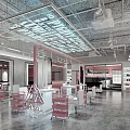 Modern Barber Shop 3d model