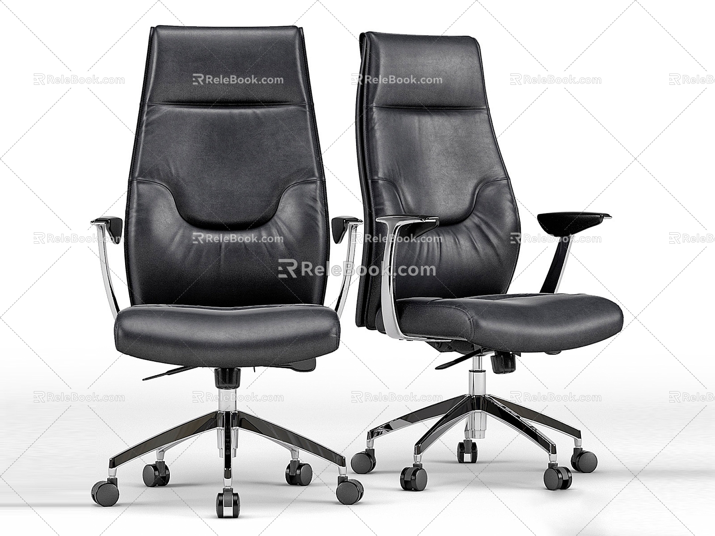 New York High Office Chair Swivel Chair Leather Office Chair Chair High End Office Chair 3d model