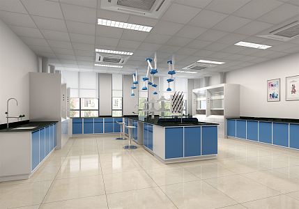 Modern Laboratory 3d model