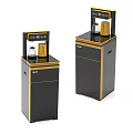 Haier Standing Water Dispensers With Black And Gold Modern Home Appliance Design