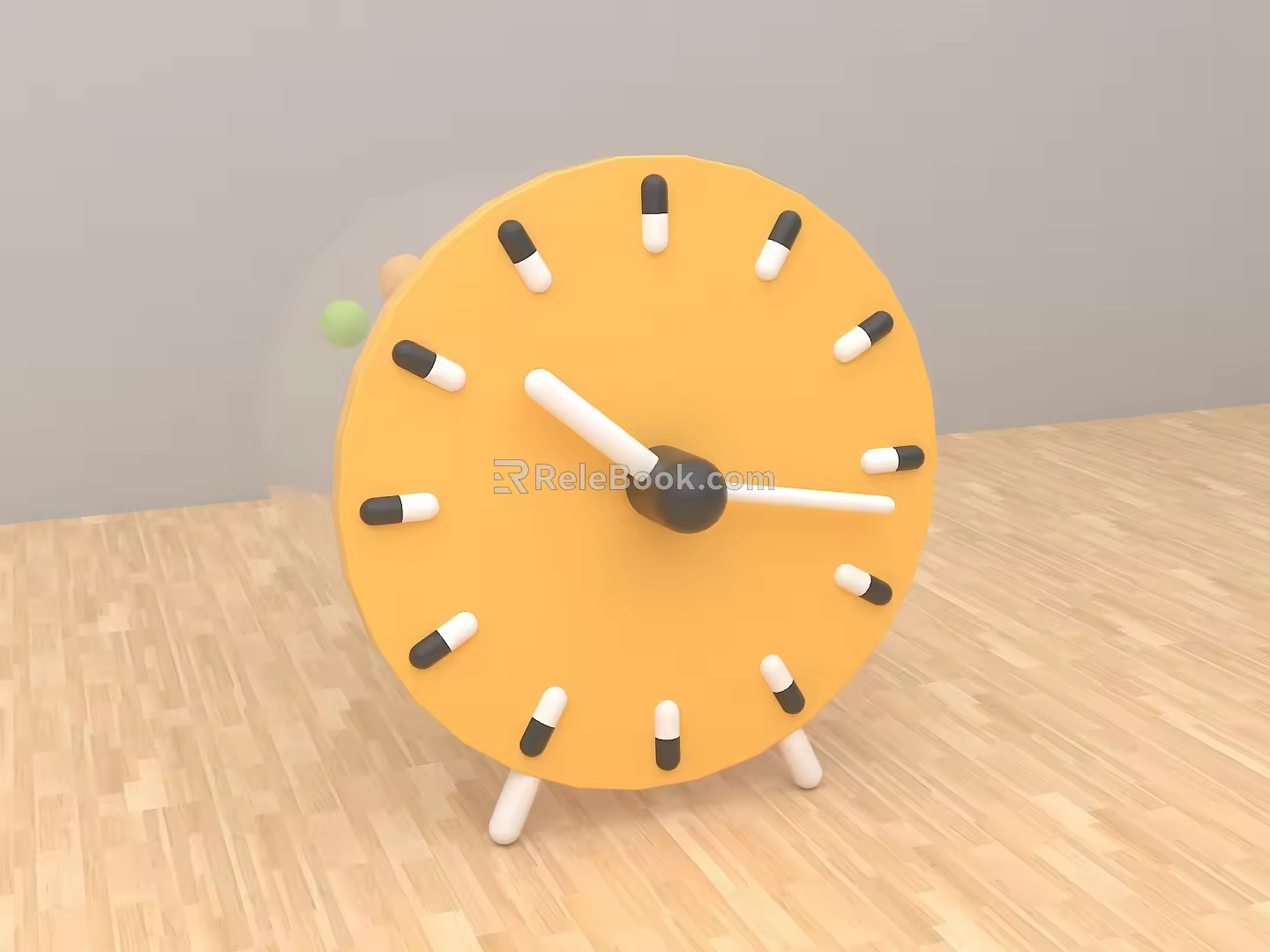 Modern Clock Alarm Clock Capsule 3d model