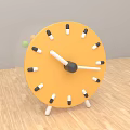 Modern Clock Alarm Clock Capsule 3d model