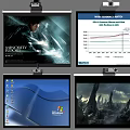 modern projection screen projection screen 3d model