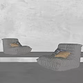 Modern Lazy Sofa 3d model