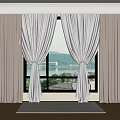 Curtains 3d model