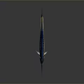 Sailfish With Blue And Yellow Body Large Dorsal Fin And Pointed Bill